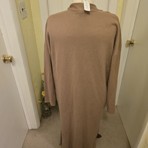 Banana Republic NWT Tan Open-Front Sweater Car Coat - Picture 5 of 8